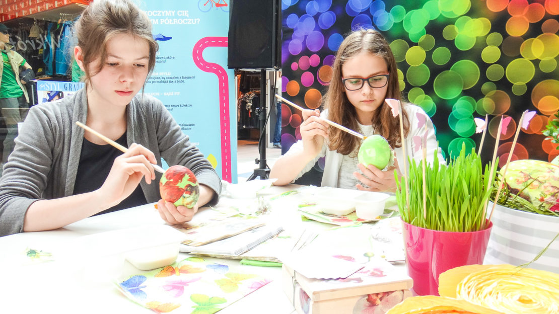 Przygotowania do Wielkanocy w Centrum Handlowym Osowa