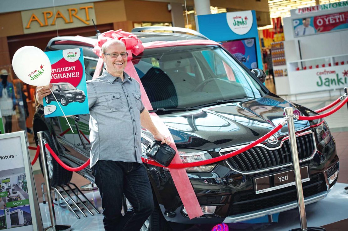 Znamy zwycięzcę loterii z samochodem w Centrum Janki