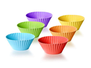 Foremki do muffinów Black Red White