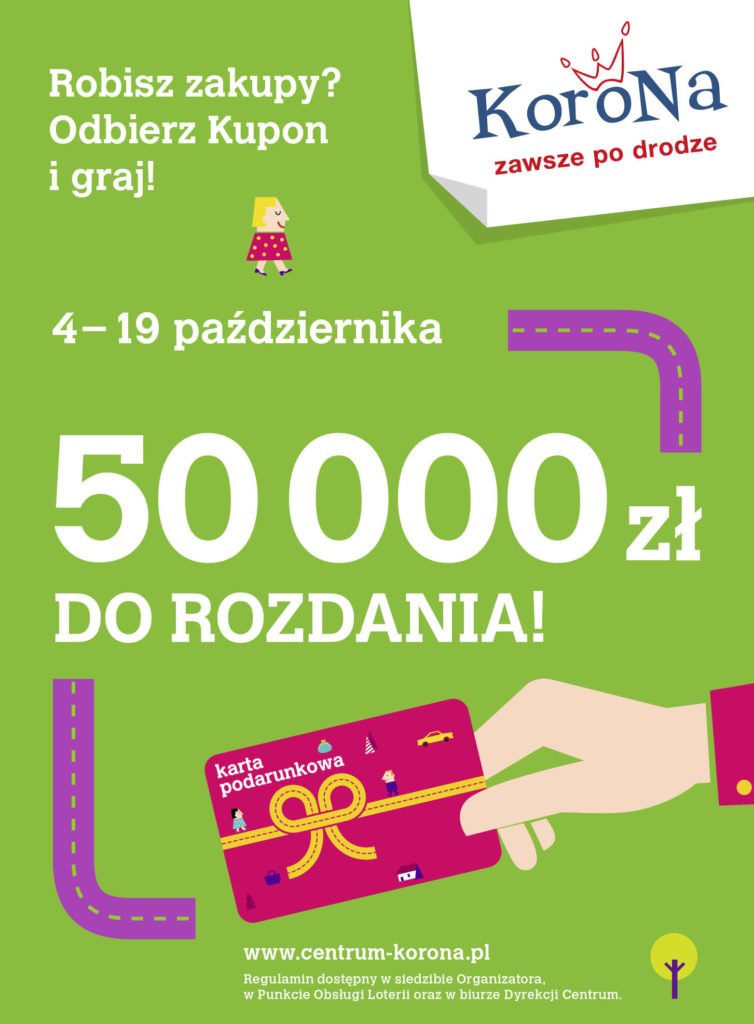 Jesienna loteria w Centrum Korona