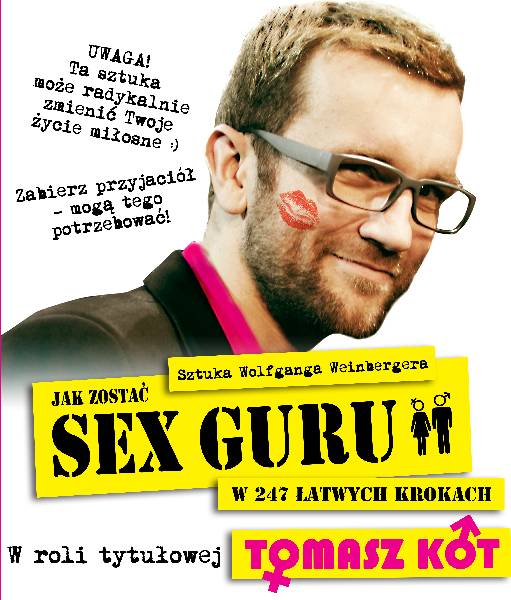 Erotine sponsorem cyklu spektakli „SEX GURU” z Tomaszem Kotem