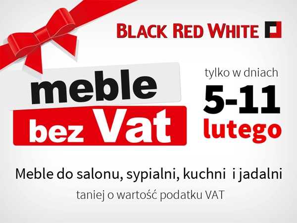 Meble bez VAT w Black Red White