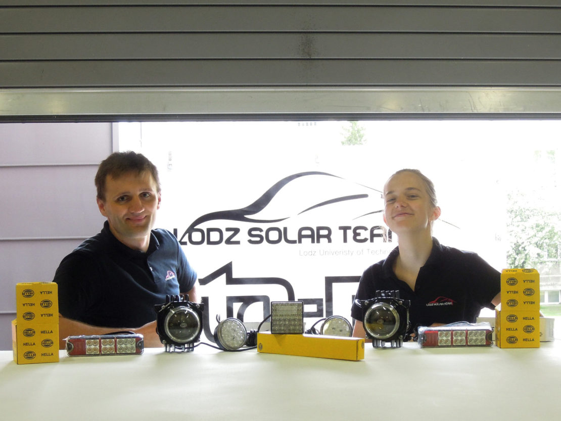 HELLA partnerem technologicznym Łódź Solar Team