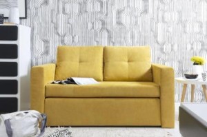 Sofa Bunio Black Red White