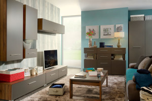 Black Red White kolekcja Optica pokój dzienny