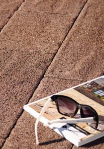 kostka Santorini - Buszrem - kolor czekolada mleczna