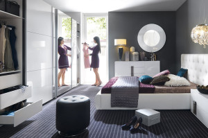 Domenica sypialnia Black Red White