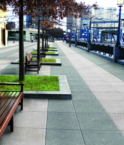 Płyty chodnikowe Pop śrutowane szare i grafitowe_Buszrem