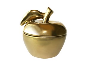 dekoracyjne jabłko - Black Red White