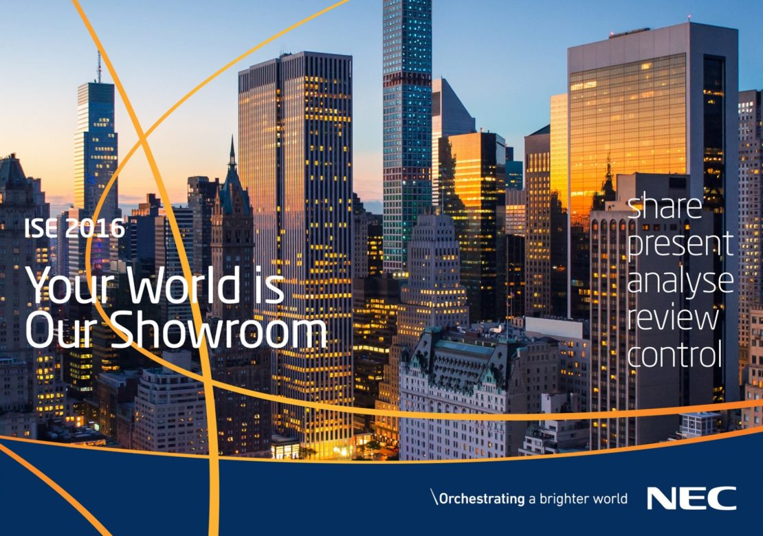 NEC Display Solutions na ISE 2016