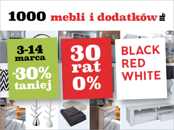 Wiosenne rabaty w Black Red White
