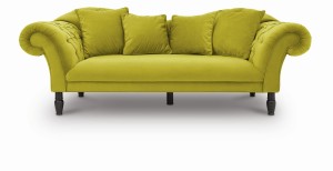 sofa cupido 3s Black Red White