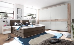 sypialnia Tampa, Black Red White