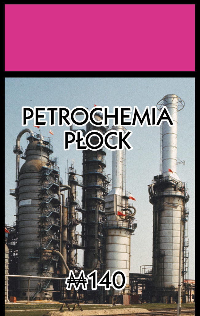 PŁOCK NA PLANSZY MONOPOLY PRL