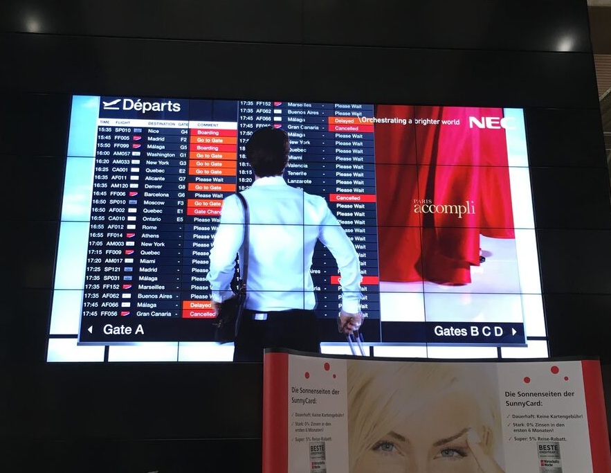 Monitory NEC do ścian wideo z ramką ekranu tylko 0,9 mm