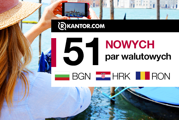 51 nowych par z walutami bałkańskimi w Rkantor.com