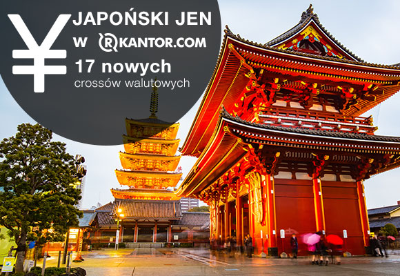 Jen japoński w Rkantor.com – 17 nowych par walutowych!