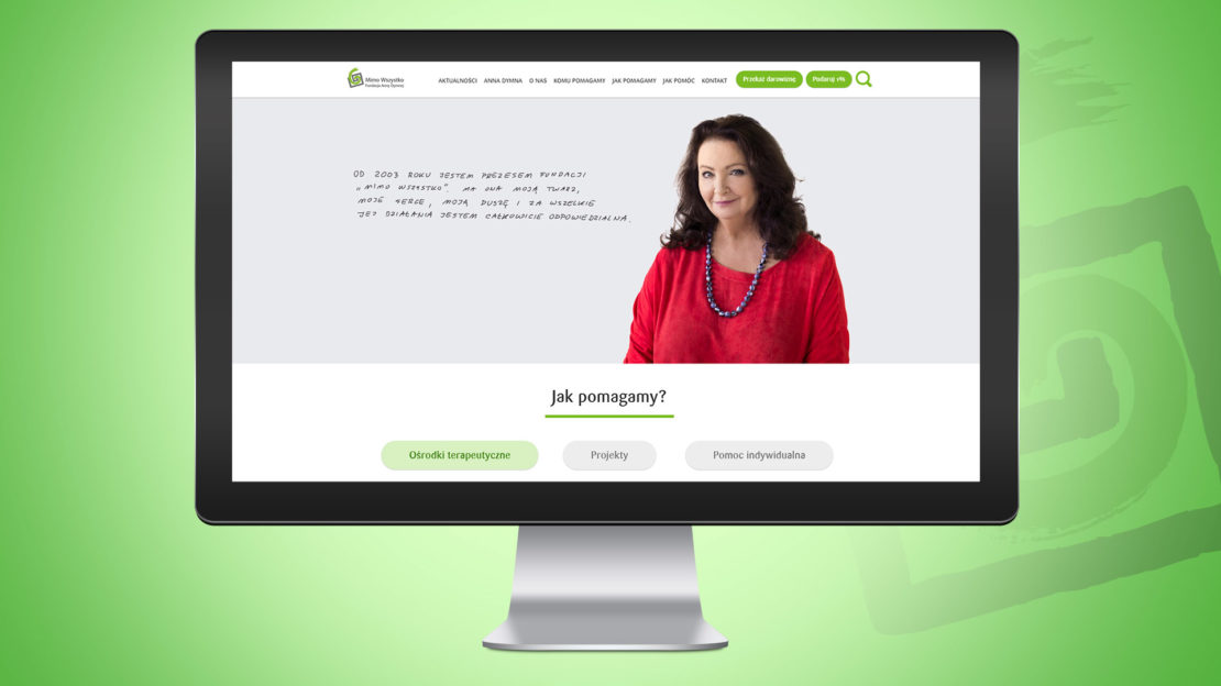 Fundacja „Mimo Wszystko” z nową stroną internetową