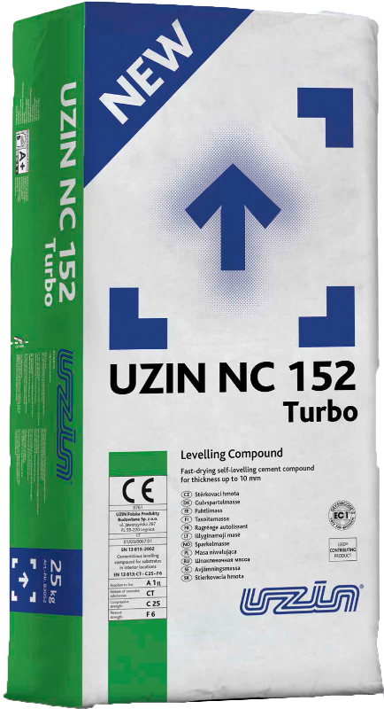 NOWOŚĆ 2018: szybka cementowa masa szpachlowa UZIN NC 152 Turbo