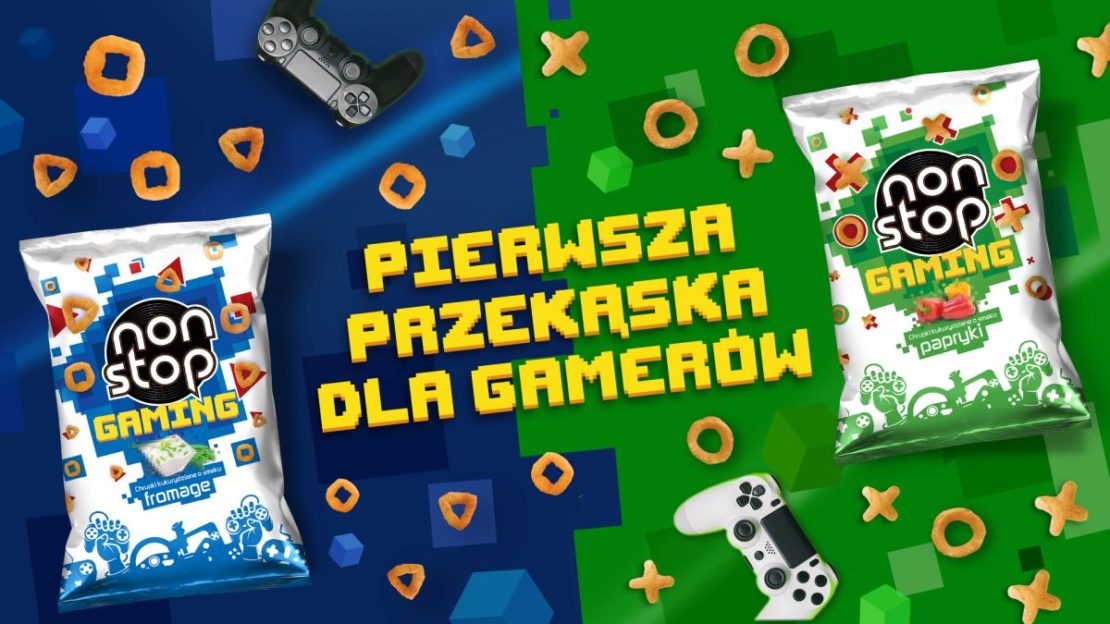 Non Stop Gaming – chrupki w kształcie przycisków gamepada