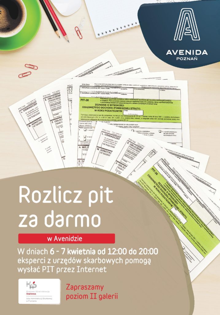 Rozlicz PIT za darmo w Avenidzie Poznań