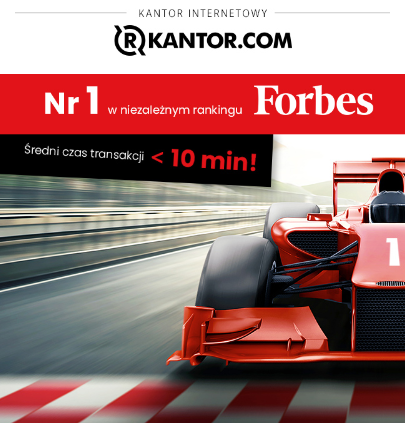 Rkantor.com najszybszym kantorem internetowym w rankingu Forbes