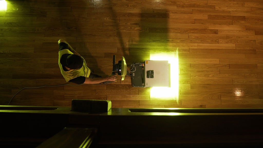 Parkiet w Wieliczce zyskał drugie życie dzięki technologii UV